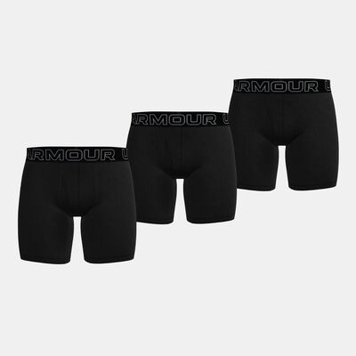 Under Armour Men's Performance Boxers (3 Pieces) Black