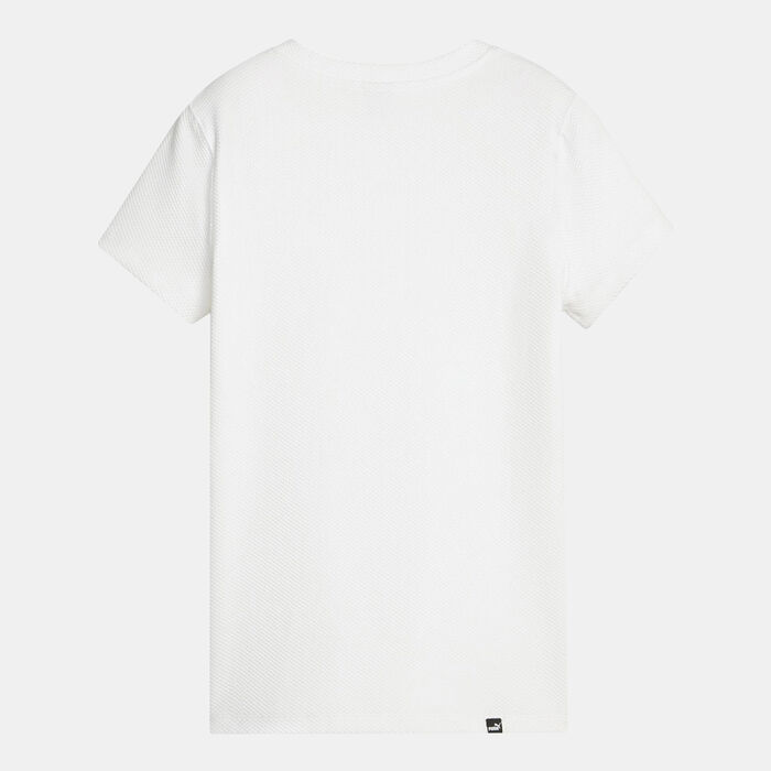 PUMA Women's HER Structured T-Shirt White image number 1