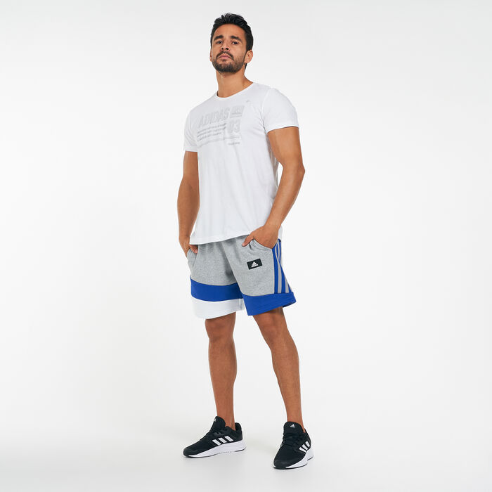 adidas Men's Sportswear Colourblock Shorts Grey adidas Men's Sportswear Colourblock Shorts Grey image number 2