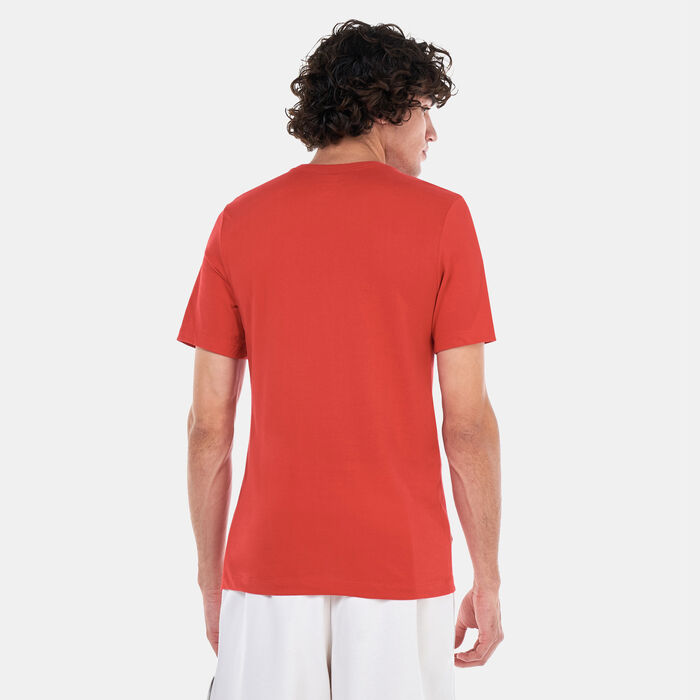 Nike Men's Dri-FIT Just Do It Basketball T-Shirt Red Nike Men's Dri-FIT Just Do It Basketball T-Shirt Red image number 1