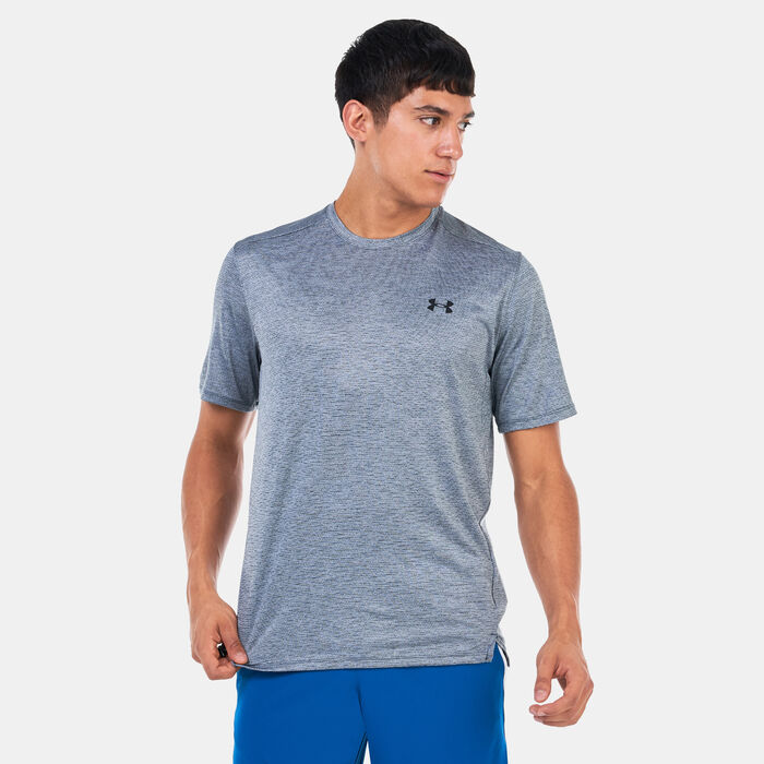 Under Armour Men's UA Tech Vent Training T-Shirt Grey Under Armour Men's UA Tech Vent Training T-Shirt Grey image number 0