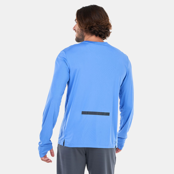 Nike Men's Dri-FIT Run Division Rise 365 Running Top Blue Nike Men's Dri-FIT Run Division Rise 365 Running Top Blue image number 1