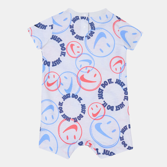 Nike Kids' Printed Happy Romper (Baby and Toddler) Blue Nike Kids' Printed Happy Romper (Baby and Toddler) Blue image number 1