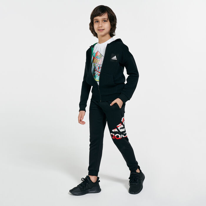 adidas Kids' Stadium Hoodie Black image number 2