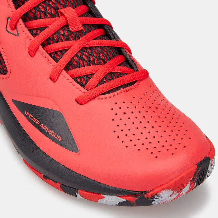 Under Armour Lockdown 5 Basketball Shoe Red image number 4