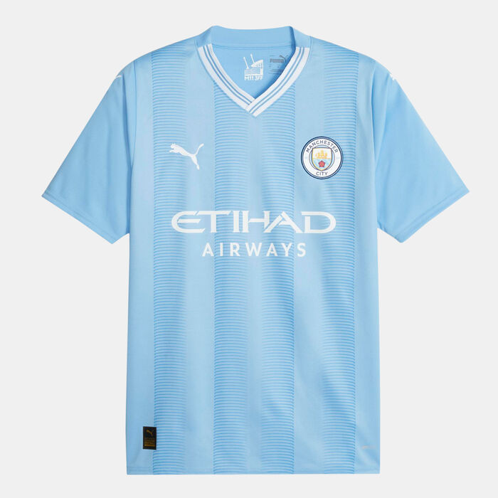 PUMA Men's Manchester City Home Jersey - 2023/24 Blue PUMA Men's Manchester City Home Jersey - 2023/24 Blue image number 0