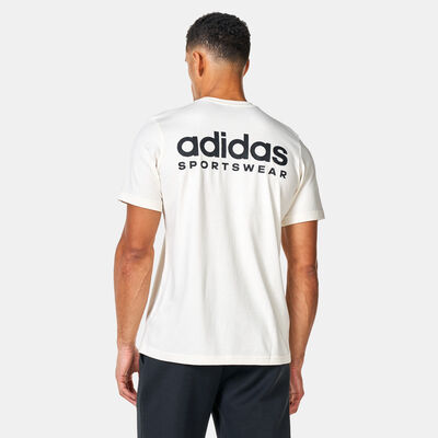adidas Men's Molded Linear Graphic T-Shirt White