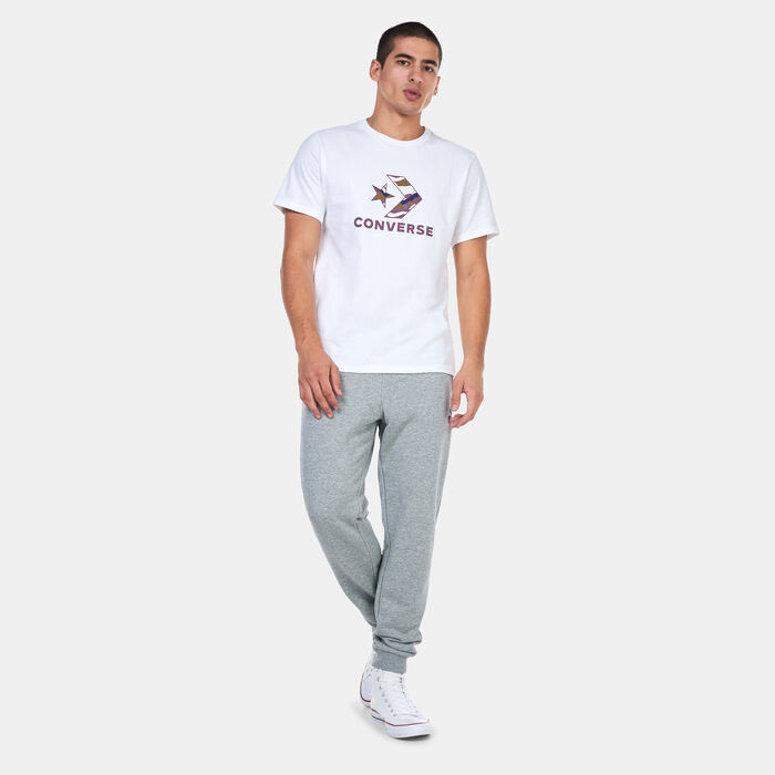 Converse Men's Winter Star Chevron Graphic T-Shirt White image number 1