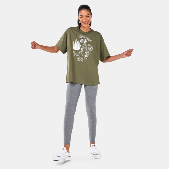 Converse Men's Desert Neighbours T-Shirt Green image number 2