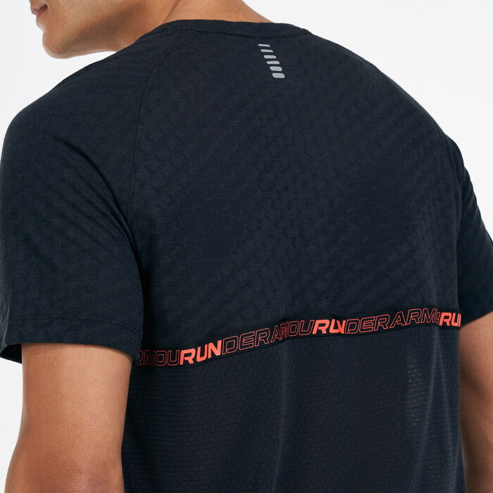 Under Armour Men's Streaker Runclipse T-Shirt Black Under Armour Men's Streaker Runclipse T-Shirt Black image number 3