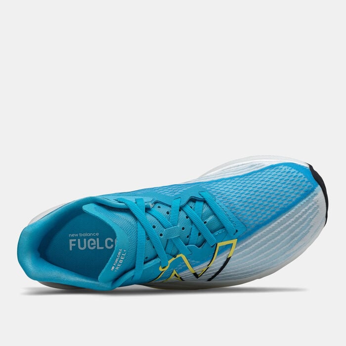New Balance Women's FuelCell Rebel Shoe Green New Balance Women's FuelCell Rebel Shoe Green image number 1