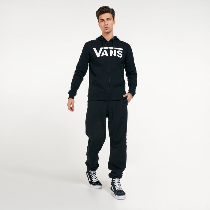 Vans Men's Classic Zip II Hoodie Black Vans Men's Classic Zip II Hoodie Black image number 2