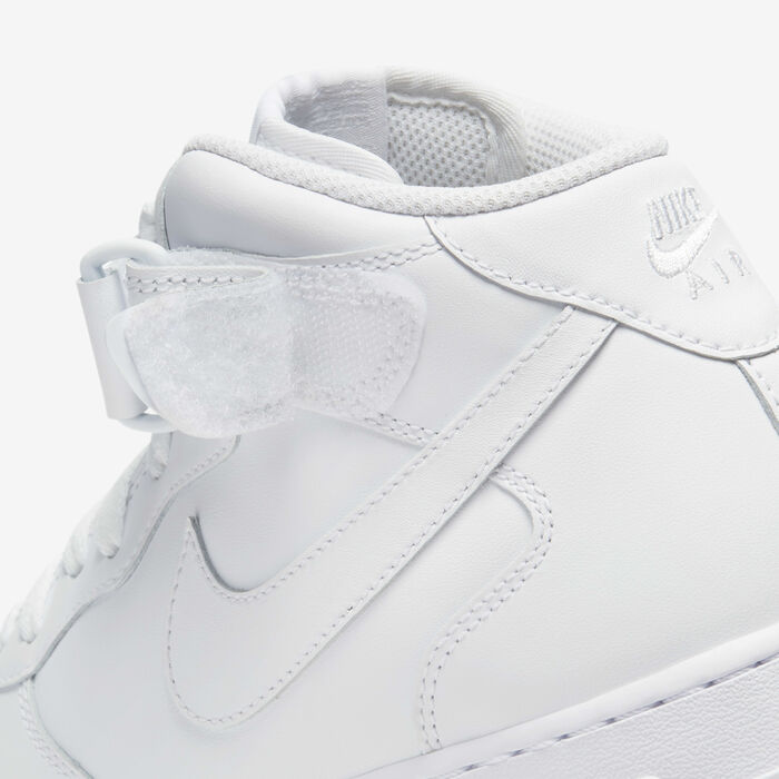 Nike Women's Air Force 1 '07 Mid Shoes White Nike Women's Air Force 1 '07 Mid Shoes White image number 8