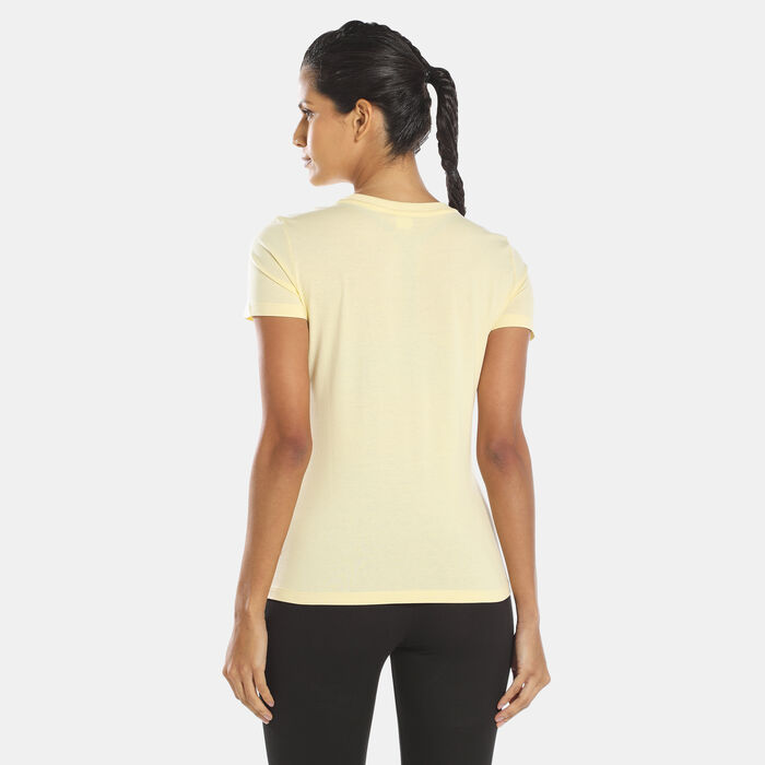 PUMA Women's Crystal Galaxy Graphic T-Shirt yellow image number 1