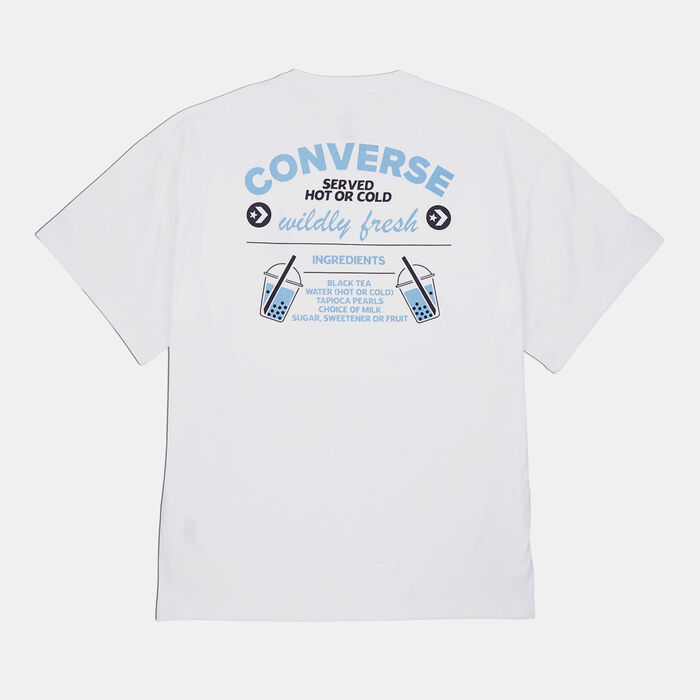 Converse Men's Graphic Tea T-Shirt White Converse Men's Graphic Tea T-Shirt White image number 1