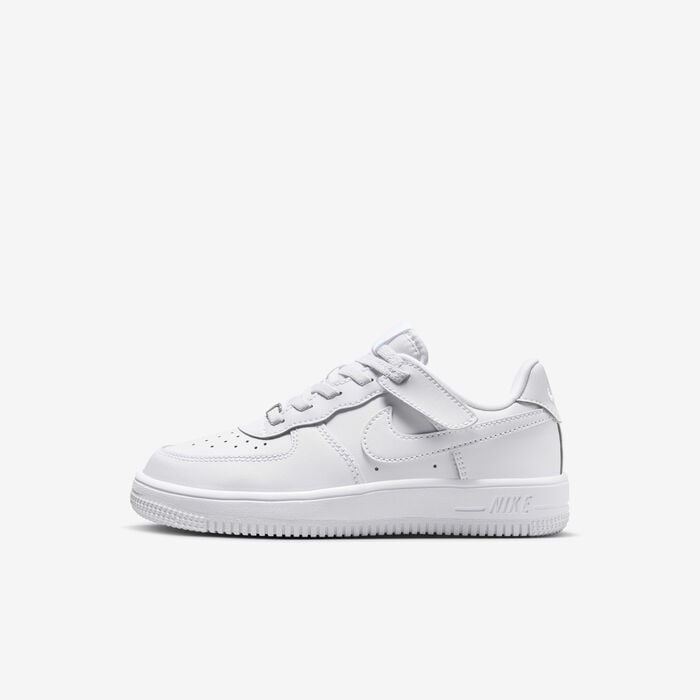 Nike Kids' Force 1 Low EasyOn Shoes White Nike Kids' Force 1 Low EasyOn Shoes White image number 0