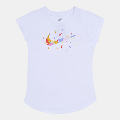 Nike Kids' Sprinkle Swoosh T-Shirt (Baby and Toddler) White