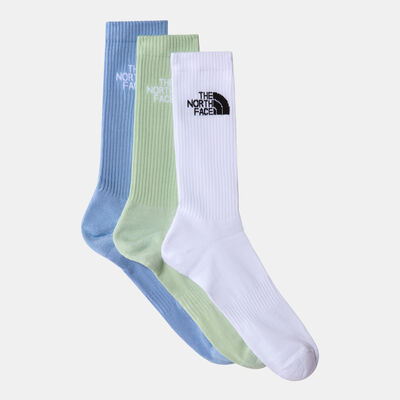 The North Face Multi Sport Cushioned Crew Socks (3 Pairs) White