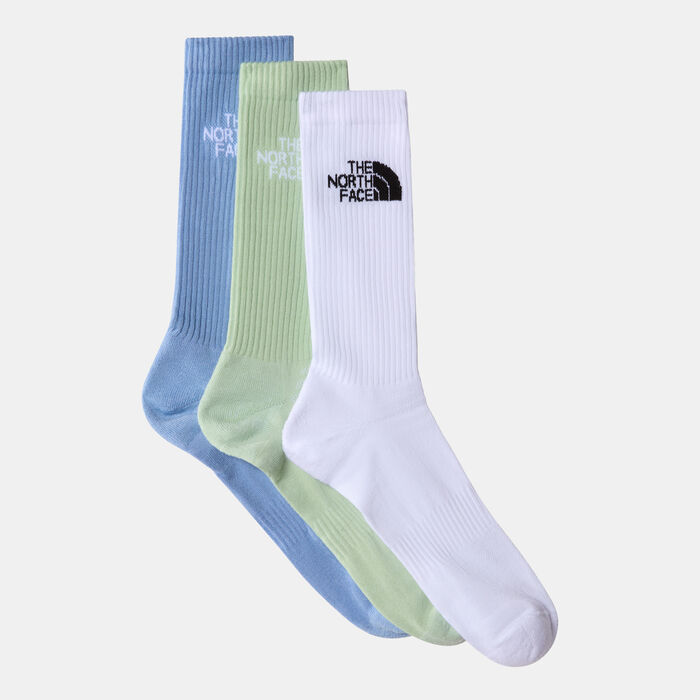 The North Face Multi Sport Cushioned Crew Socks (3 Pairs) White image number 0
