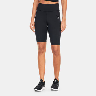 adidas Originals Women's High Waisted Primeblue Legging Shorts Black adidas Originals Women's High Waisted Primeblue Legging Shorts Black
