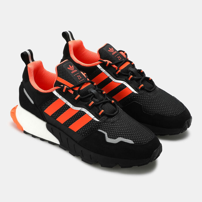 adidas Men's ZX 1K Boost Shoe Black adidas Men's ZX 1K Boost Shoe Black image number 1