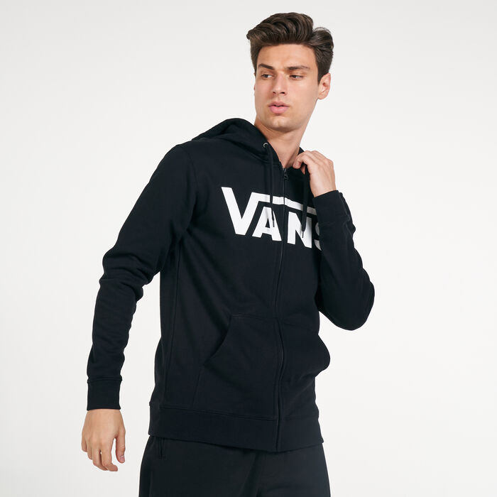 Vans Men's Classic Zip II Hoodie Black Vans Men's Classic Zip II Hoodie Black image number 0