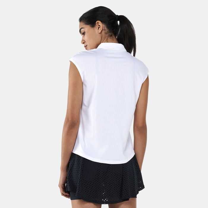 Nike Women's Court Victory Tennis Polo Shirt White Nike Women's Court Victory Tennis Polo Shirt White image number 1