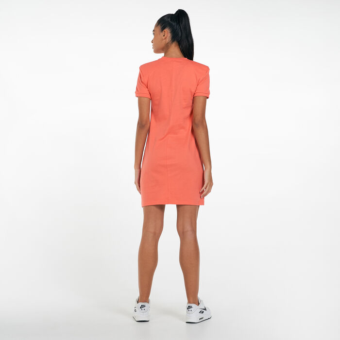 Nike Women's Sportswear Icon Clash Dress Orange Nike Women's Sportswear Icon Clash Dress Orange image number 1
