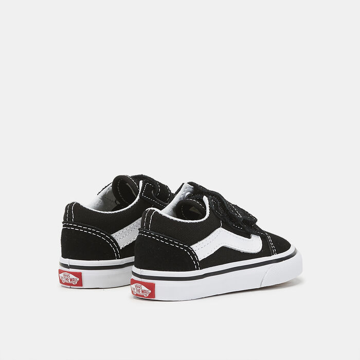 Vans Kids' Old Skool Unisex Velcro Shoes (Baby & Toddler) Black Vans Kids' Old Skool Unisex Velcro Shoes (Baby & Toddler) Black image number 2