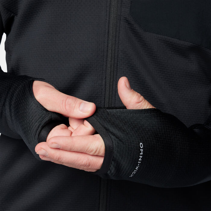 Columbia Men's Triple Canyon Grid Fleece II Full-Zip Jacket Black image number 5