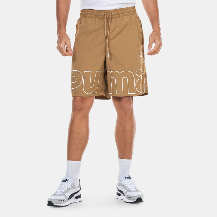 PUMA Men's TEAM Woven Shorts Beige PUMA Men's TEAM Woven Shorts Beige image number 0