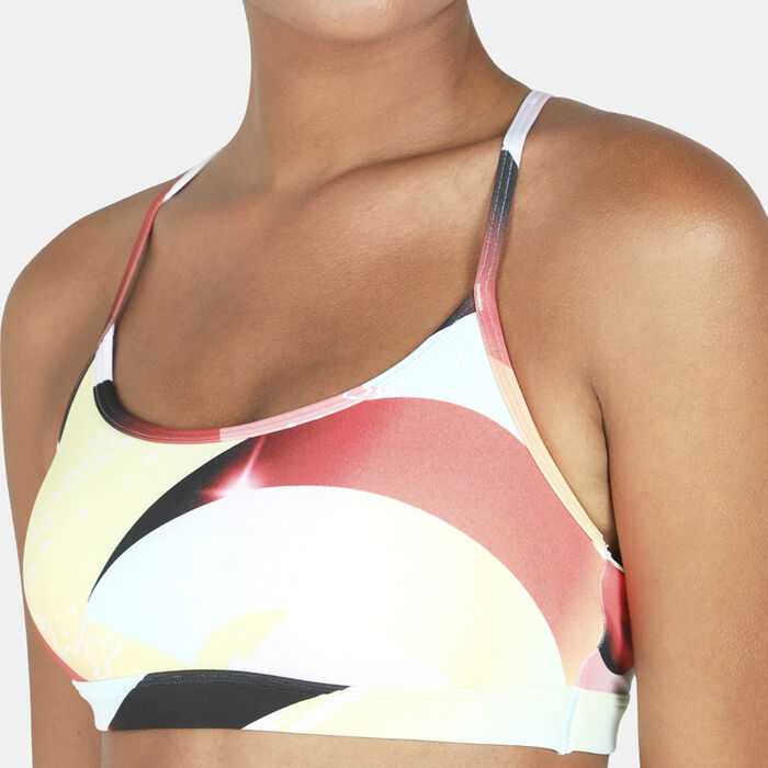 Reebok Women's Skinny Sports Bra Orange image number 3