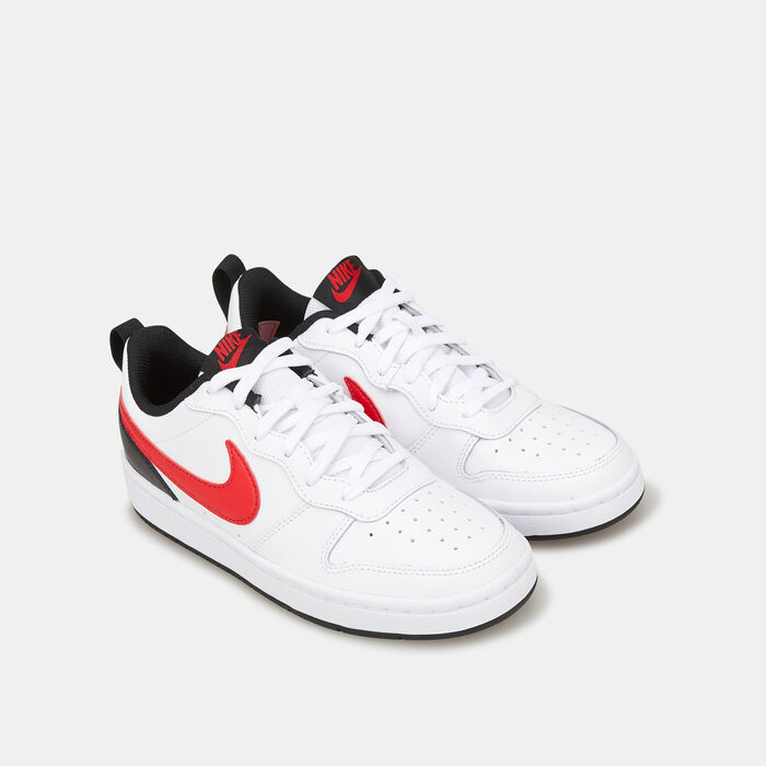 Nike Kids' Court Borough Low 2 Shoe (Older Kids) White image number 1