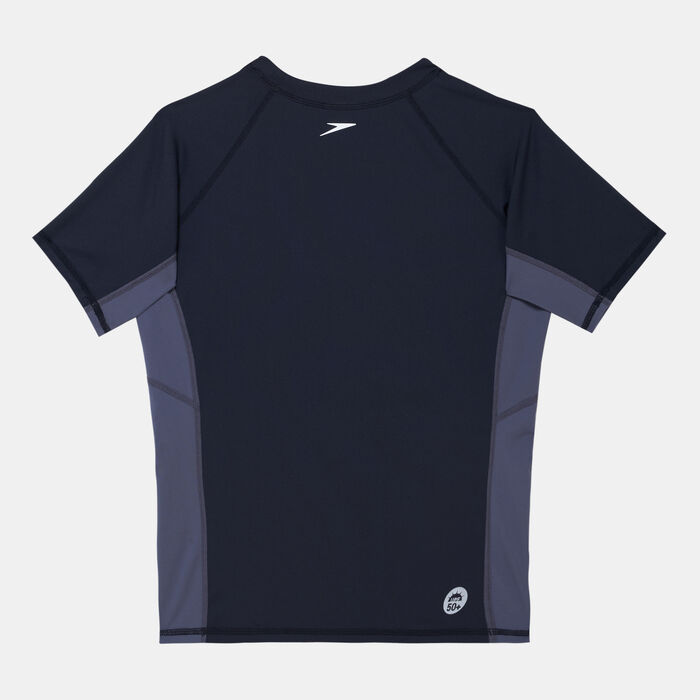 Speedo Deluxe Rashguard Black Speedo Deluxe Rashguard Black image number 1