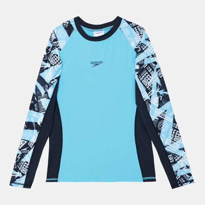 Speedo Women's Deluxe Long Sleeves Rashguard White