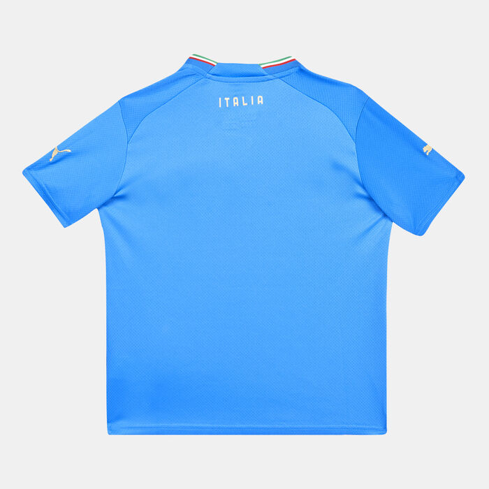 PUMA Kids' Italy Home Replica Jersey - 2022/23 Blue PUMA Kids' Italy Home Replica Jersey - 2022/23 Blue image number 1