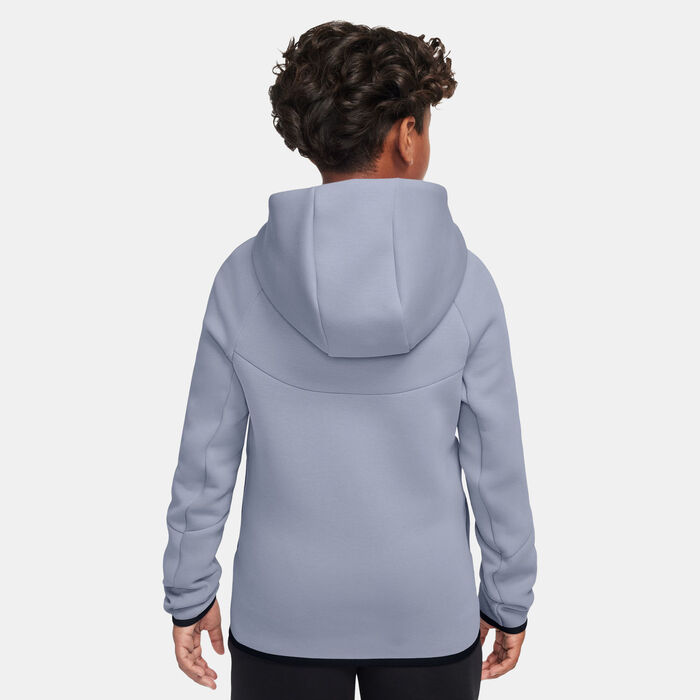 Nike Kids' Sportswear Tech Fleece Full-Zip Hoodie Grey image number 1