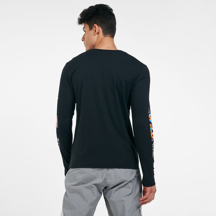 Nike Men's Sportswear Wild Futura Long Sleeve T-Shirt Black Nike Men's Sportswear Wild Futura Long Sleeve T-Shirt Black image number 1