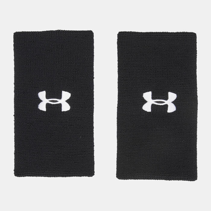 Under Armour 6in Performance Wristband Black Under Armour 6in Performance Wristband Black image number 0