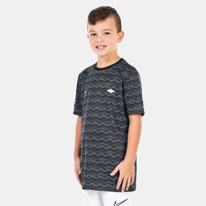 Nike Kids’ Kylian Mbappé Dri-FIT Football T-Shirt (Older Kids) Black Nike Kids’ Kylian Mbappé Dri-FIT Football T-Shirt (Older Kids) Black image number 0
