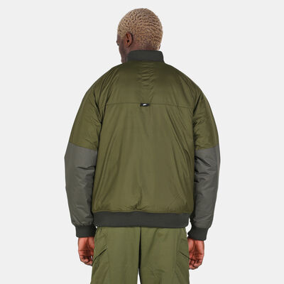 Nike Men's Sportswear Therma-FIT Legacy Reversible Bomber Jacket Green
