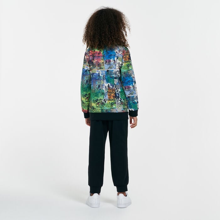 adidas Kids' X Disney Mickey Mouse Tracksuit Black adidas Kids' X Disney Mickey Mouse Tracksuit Black image number 1