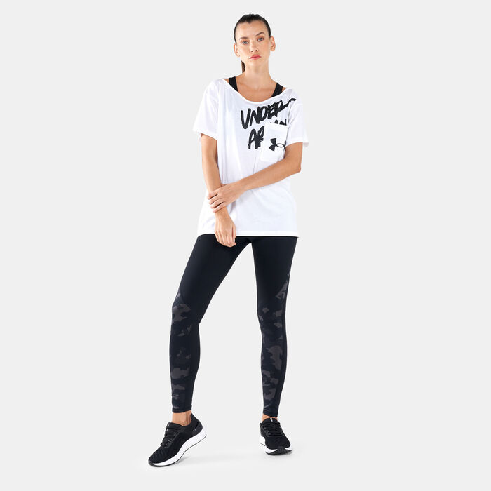 Under Armour Women's UA Oversized Graphic T-Shirt White Under Armour Women's UA Oversized Graphic T-Shirt White image number 2