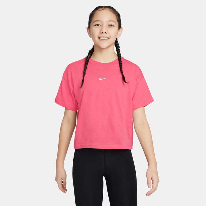 Nike Kids' Sportswear T-Shirt (Older Kids) Pink Nike Kids' Sportswear T-Shirt (Older Kids) Pink image number 0