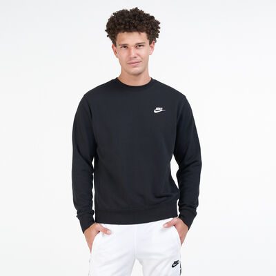 Nike Men's Sportswear Club French Terry Sweatshirt Black