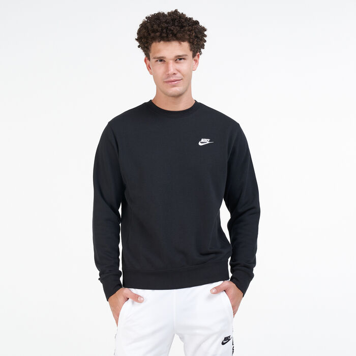 Nike Men's Sportswear Club French Terry Sweatshirt Black image number 0