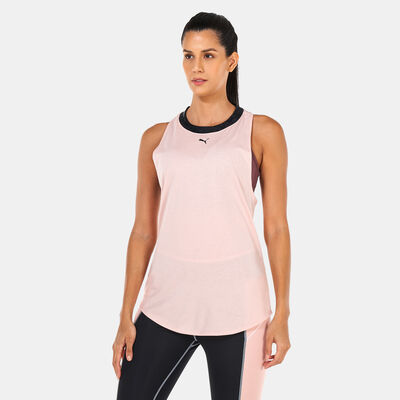 PUMA Women's Safari Glam Training Tank Top Pink PUMA Women's Safari Glam Training Tank Top Pink