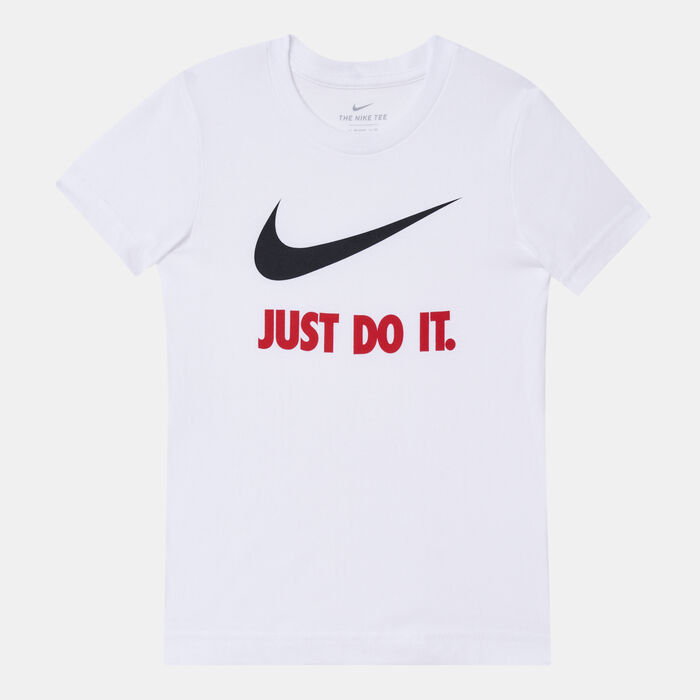 Nike Kids Swoosh T-Shirt Red Nike Kids Swoosh T-Shirt Red image number 0