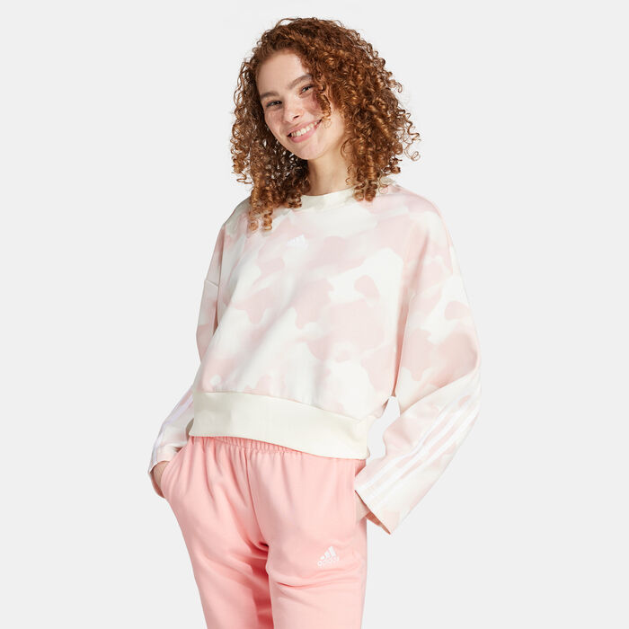 adidas Women's Future Icons 3-Stripes Sweatshirt Multi adidas Women's Future Icons 3-Stripes Sweatshirt Multi image number 0