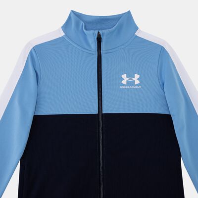 Under Armour Kids' Knit Colourblock Tracksuit Blue